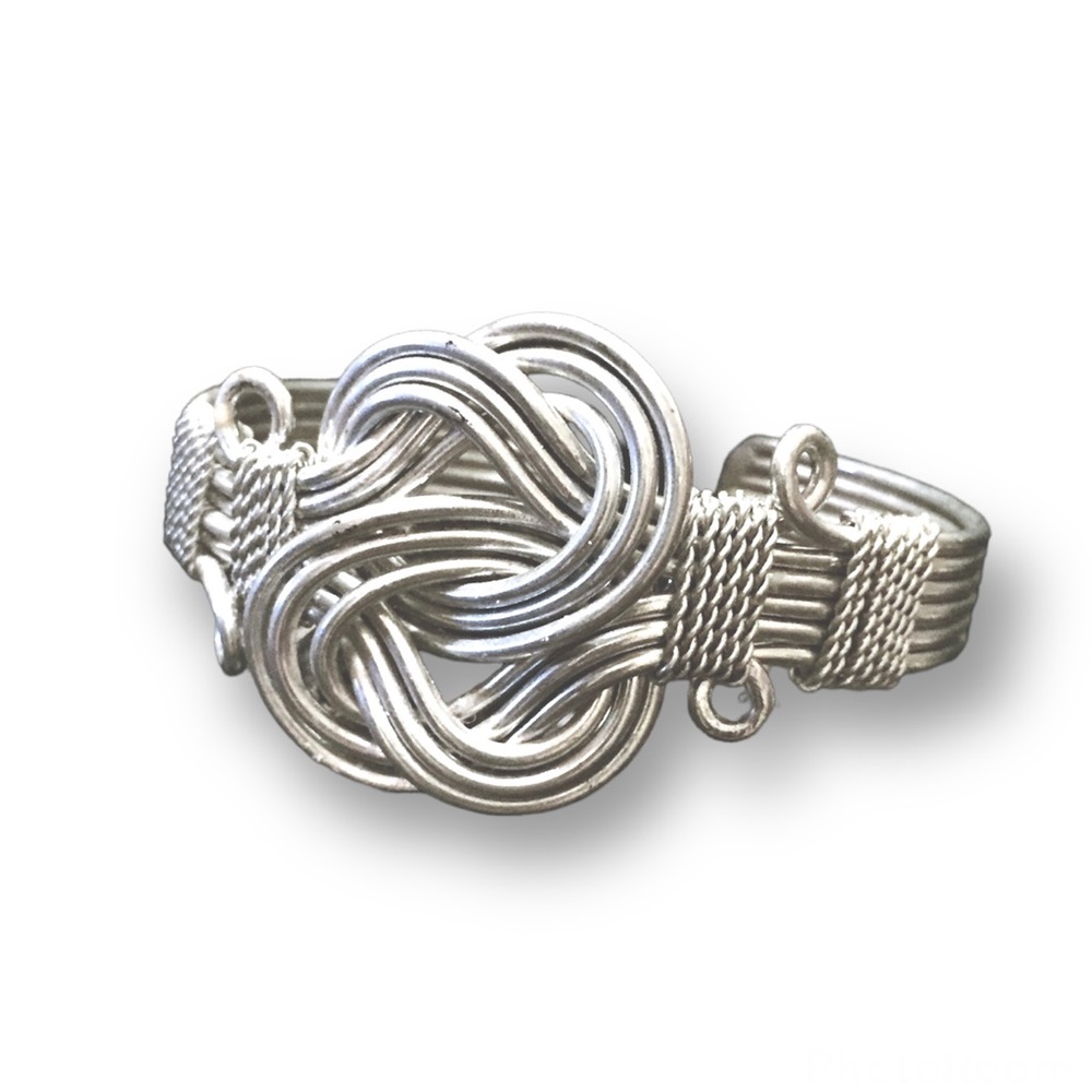 Beautiful Silver Knot Adjustable Bracelet
